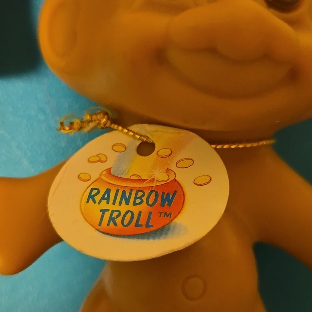Lot 5 Russ Vintage Treasure Rainbow Troll Dolls Wishstone 90s Retro Nostalgia - Picture 8 of 10